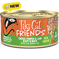 Tiki Cat Friends Chicken, Pumpkin & Lamb Cat Food