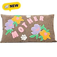 Petco Mother Floral Chenille Decorative Throw Pillow