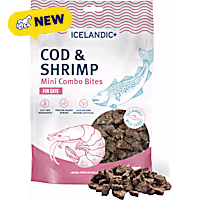 Icelandic+ Cod & Shrimp Mini Combo Bites Treats for Cats