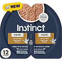 Instinct Pate Split Cup Real Duck Entree Grain-Free Wet Cat Food