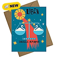 Sweet Paws x Five Dot Post Libra Greeting Card