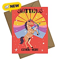 Sweet Paws x Five Dot Post Sagittarius Greeting Card