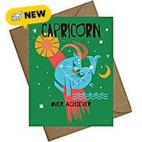 Sweet Paws x Five Dot Post Capricorn Greeting Card