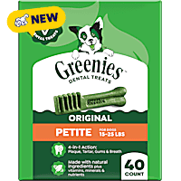 Greenies Dental Original Petite Size Flavor Adult Natural Dental Dog Treats