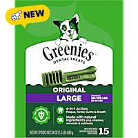 Greenies Dental Original Large Natural Dog Dental Care Chews Oral Health Dog Treats