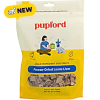 Pupford Feeze Dried Diced Lamb Liver Dog Treats