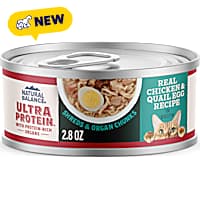 Natural Balance Ultra Protein Chicken Recipe with Quail Egg in Broth Wet Cat Food