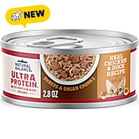 Natural Balance Ultra Protein Chicken & Duck Recipe in Broth Wet Cat Food