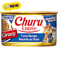 Inaba Churu Tuna Recipe Entree in Gravy Can Cat Food