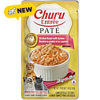 Inaba Churu Chicken Recipe with Salmon Entree Pate Pouch Cat Food