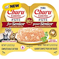 Inaba Churu Chicken Recipe with Tuna Entree Pate Senior Twin Cup Cat Food