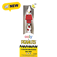 OOLY x Peanuts 3 Color Erasable Gel Pen