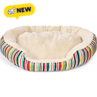 Petco Color Striped Step-In Dog Bed