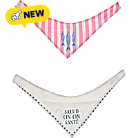 Max & Marlow Striped Martini Bandana for Cats