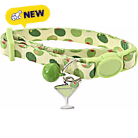 Max & Marlow Olive Martini with Buckle Cat Collar