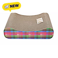 Max & Marlow Checkered Cat Scrtcher Ramp