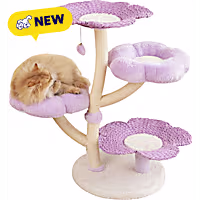 Happy & Polly Blossom Woven Cat Tree