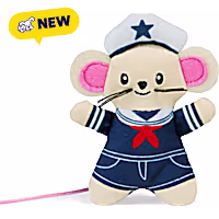 Petco Americana Traditional Sailor Mouse Cat Toy