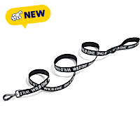Wild One Black Lightweight Nylon Dog Leash