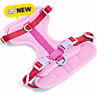Wild One Bubblegum Colorblock Step-In Dog Harness
