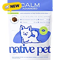 Native Pet Advanced Calm Chews Anxiety and Stress Support Supplement for Dogs