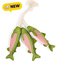 Petco Salmon on a Rope Dog Toy