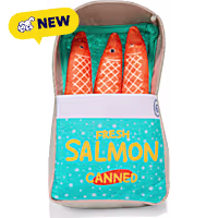 Petco Multipack Plush Salmon Cat Toy