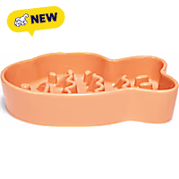 Petco Ceramic Fish Shaped Slow Feeder Cat Bowl
