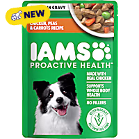 Iams ProActive Health Chicken, Peas and Carrots Recipe Adult Wet Dog Food