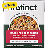 Instinct Freshly Crafted Meals Grass-Fed Beef Recipe Dog Food