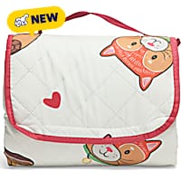 Petco Pet Print Fold-Up Portable Picnic Blanket