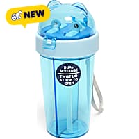 Petco Blue Two-Sided Dual Beverage Water Bottle