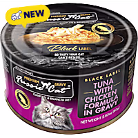 Fussie Cat Can Premium Tuna w/Chicken in Gravy Cat Food