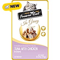 Fussie Cat Pouch Premium Tuna w/Chicken in Gravy Cat Food