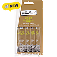 Fussie Cat Super Premium Chicken w/Beef in Goat Milk Puree Cat Food