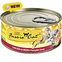 Fussie Cat Super Premium Chicken & Beef Formula in Pumpkin Soup Cat Food