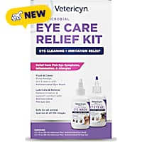 Vetericyn Eye Cleaning + Irritation Relief Antimicrobial Pet Eye Care Relief Kit