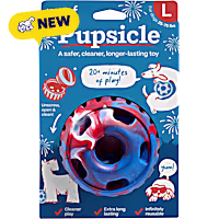 Woof RED WHITE & BLUE Pupsicle Long Lasting Refillable Dog Toy