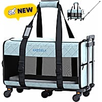 Katziela Quilitied Airline Approved Bag Dog & Cat Carrier