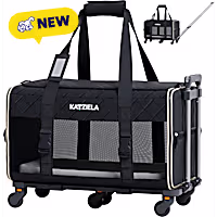Katziela Quilitied Airline Approved Bag Dog & Cat Carrier