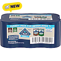 Blue Buffalo Homestyle Recipe for Senior 7+ Dogs Senior 7+ Turkey & Lamb Wet Dog Food Variety Pack
