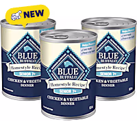 Blue Buffalo Homestyle Chicken Recipe Senior 7+ Chicken Wet Adult Senior 7+ Dog Food