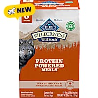 Blue Buffalo Wilderness Protein Powered Meals, Turkey, Chicken & Sweet Potato, Adult Wet Dog Food