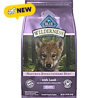 Blue Buffalo Wilderness Lamb, Chicken-Free Formula 37 g Protein, Meat Rich Natural Puppy Dry Dog Food