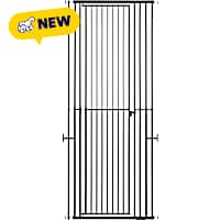 UniPaws 87" Extra Tall Retractable Pet Gate with Extension