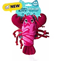 Quirky Kitty Catnip & Cooling Materials with Fresh Lobster Kicker Cat Toys