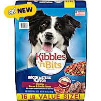 Kibbles 'n Bits Savory Bacon & Steak Flavor Dry Dog Food