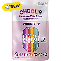 Choolip Squeeze Vita Stick Variety Liackable Wet Cat and Dog Treats