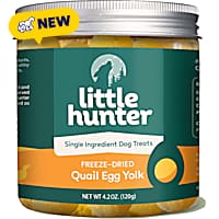 Little Hunter Freeze-Dried Raw Quail Egg Yolk Dog Treats