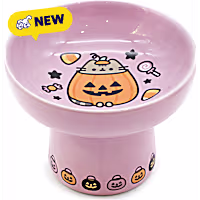 Pusheen Pumpkin Pedestal Cat Bowl